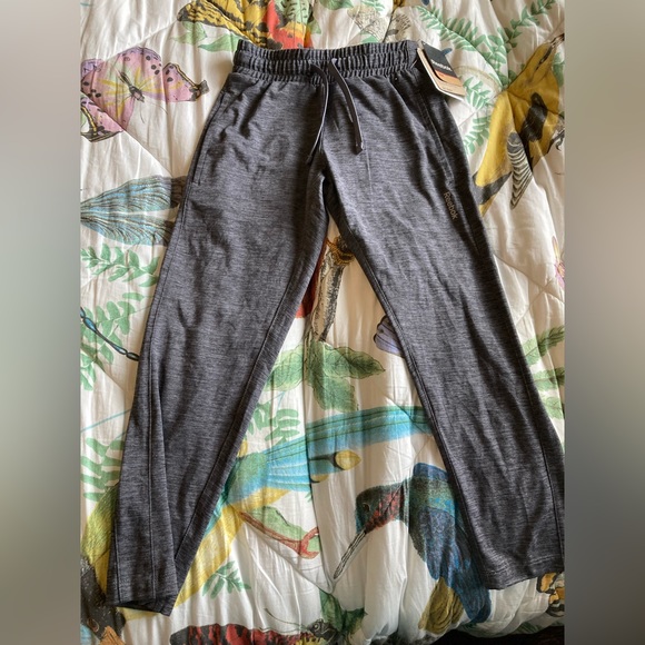 Girls Reebok gray jersey pants - Picture 2 of 8